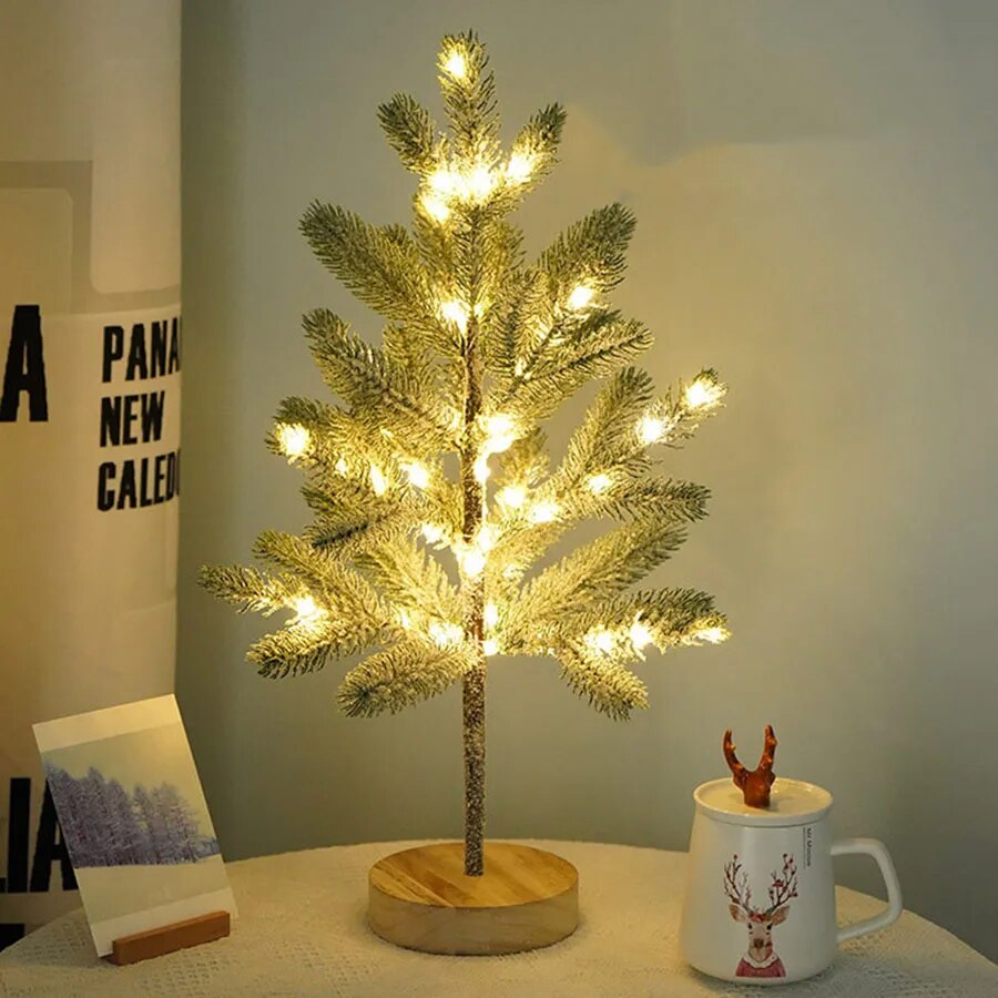LumiPine – LED Christmas tree table lamp with warm white light | Kalsten