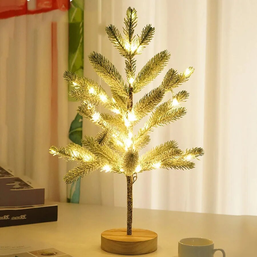LumiPine – LED Christmas tree table lamp with warm white light | Kalsten