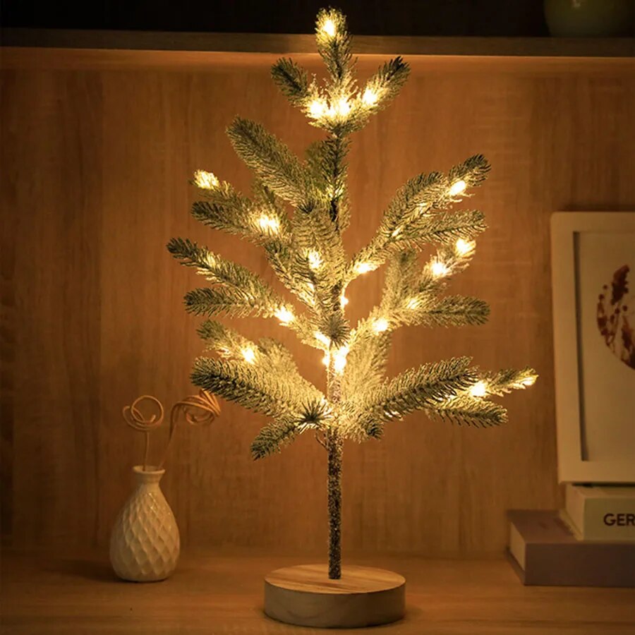 LumiPine – LED Christmas tree table lamp with warm white light | Kalsten