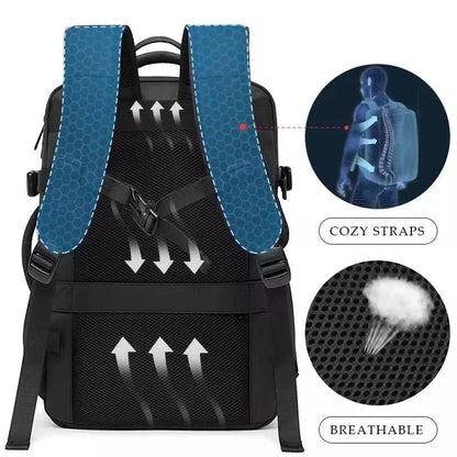 Skanto | Business Backpack for Men with USB Connection and Laptop Compartment