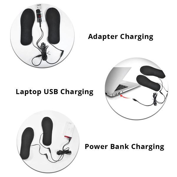 USB Heated Insoles Foot Warmer (1 Pair) | Kalsten
