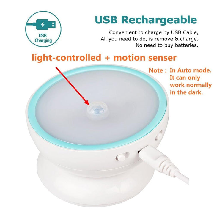 360 Magnetic LED Motion-Sensing Light | Kalsten