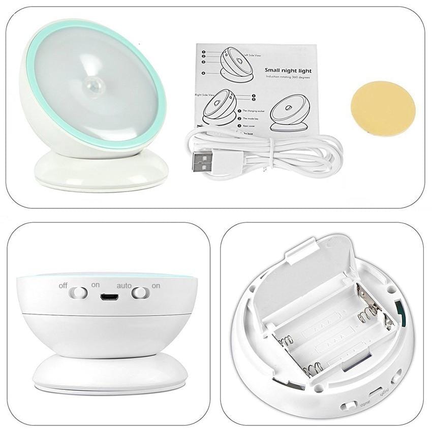 360 Magnetic LED Motion-Sensing Light | Kalsten