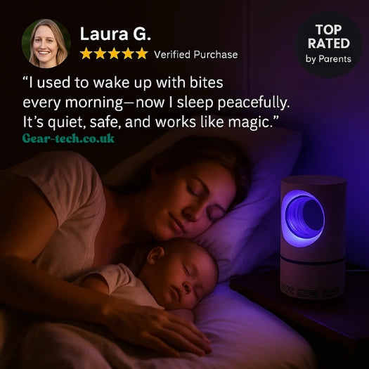 InsectoStop UV Fly Catcher – Electric Mosquito Lamp for Indoor and Outdoor | Kalsten