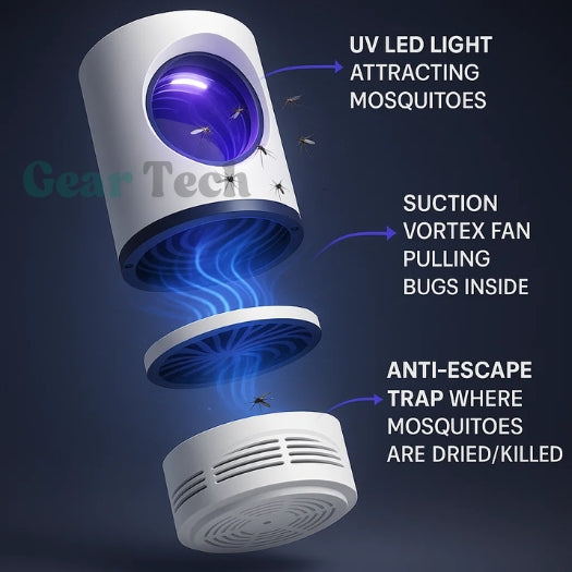 InsectoStop UV Fly Catcher – Electric Mosquito Lamp for indoors and outdoors | Karnz