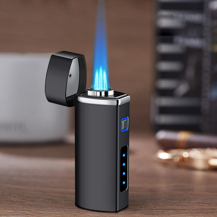 Triple Flame Windproof USB Charging Jet Lighter | Kalsten