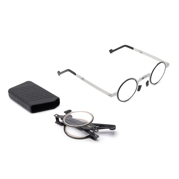 Ultralight screwless foldable reading glasses made of titanium material | Kalsten