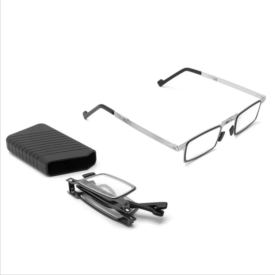 Ultralight screwless foldable reading glasses made of titanium material | Kalsten