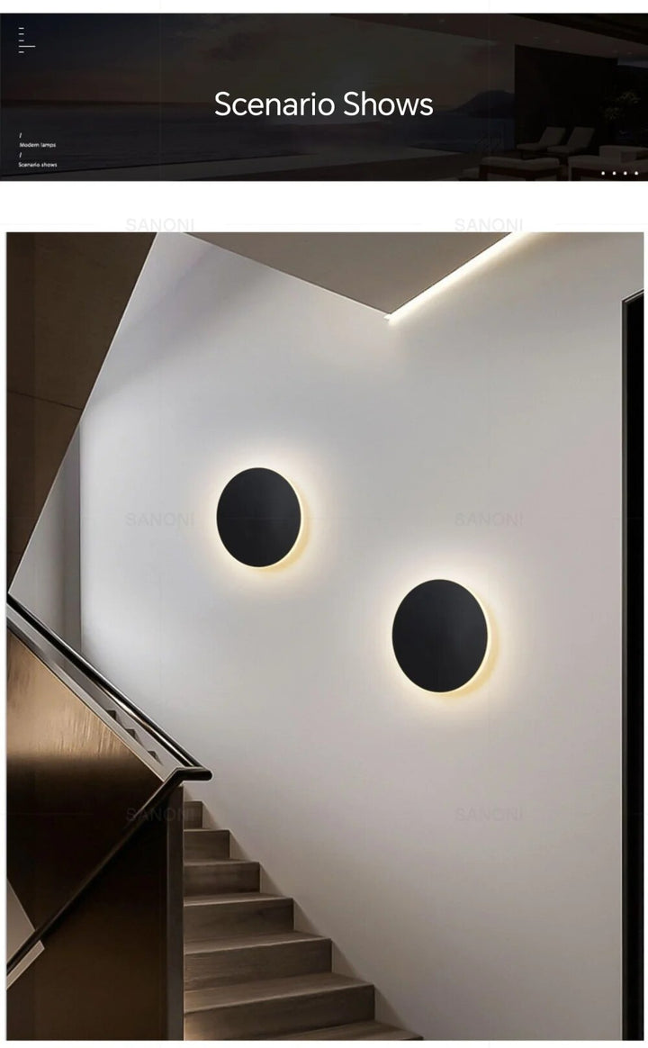 LED Wall Light Round | Kalsten