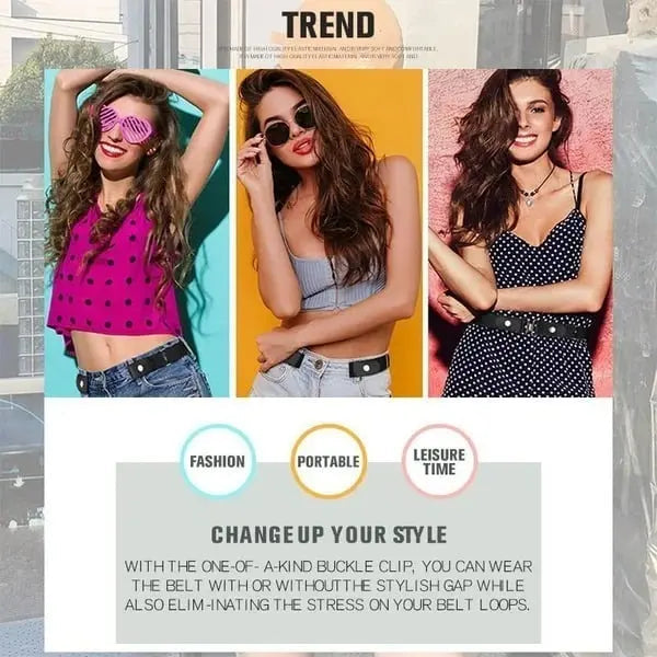 Kalsten | Invisible elastic waistband belts without buckle – The perfect belt for women's jeans!
