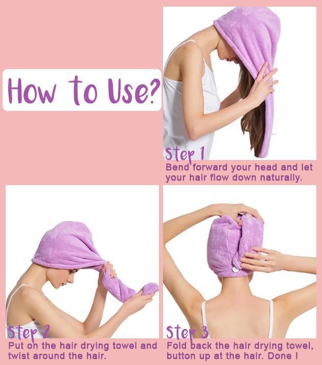 Magic Instant Dry Hair Towel | Kalsten