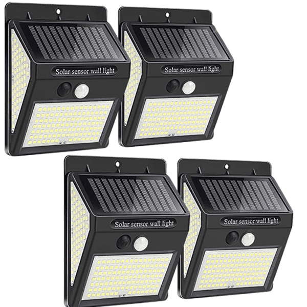 Motion Sensor Solar Powered 100 Led Lights | Kalsten
