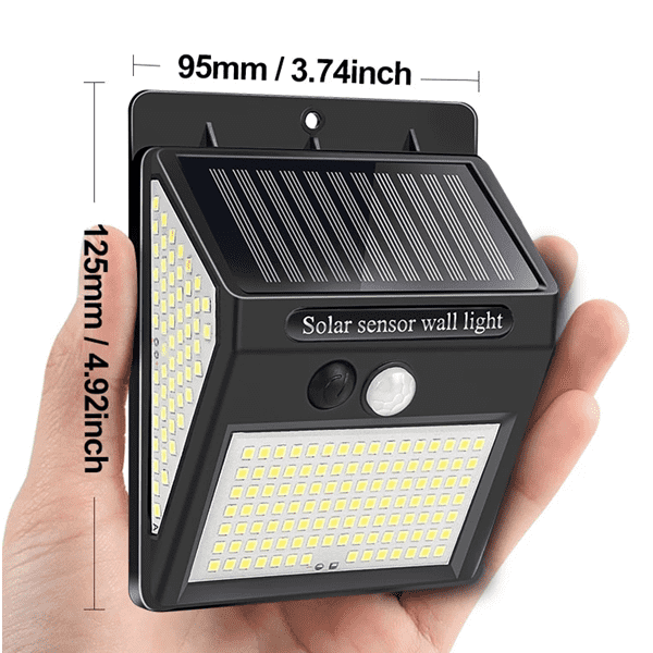 Motion Sensor Solar Powered 100 Led Lights | Kalsten