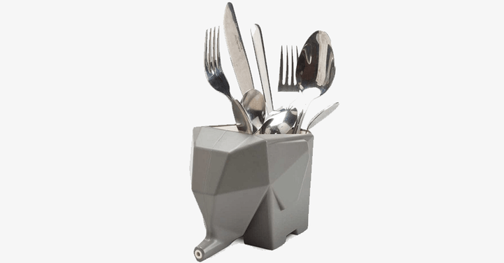 Kalsten | Elephant Cutlery Tray - Quickly and easily remove excess water!