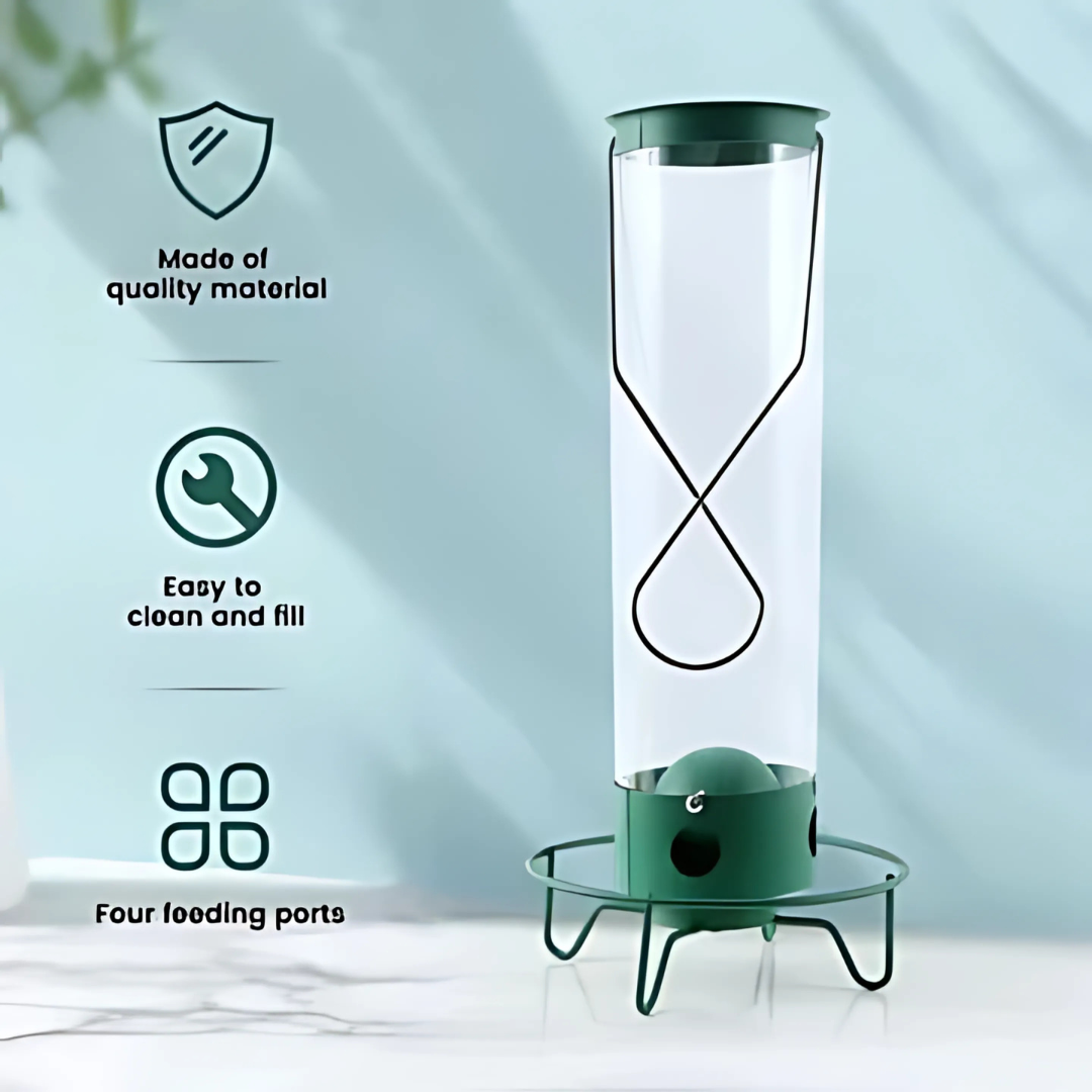 Kalsten | Bird Feeder | Squirrel-Proof Hanging Seed Feeder Outdoor