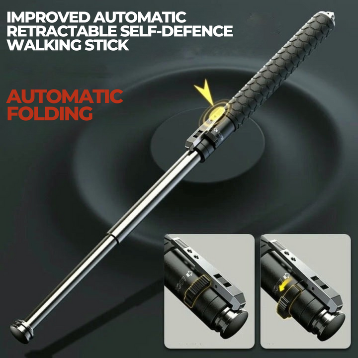 Kalsten | Automatic Hiking Walking Stick Safety Trekking Pole with LED Light