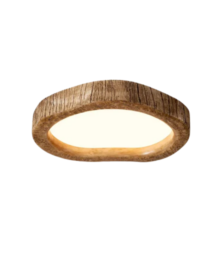 Kalsten | Minimalist Wooden Lamp in Japandi Style with Glow Effect