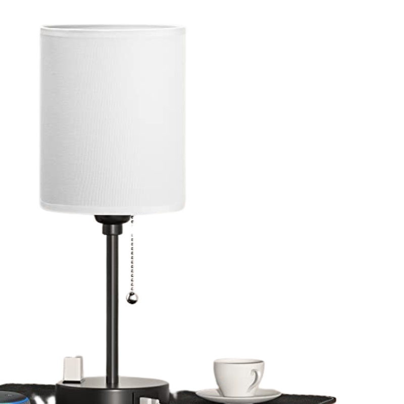 Elegant Table Lamp with Smart Charging Options and Three Colors Kalsten