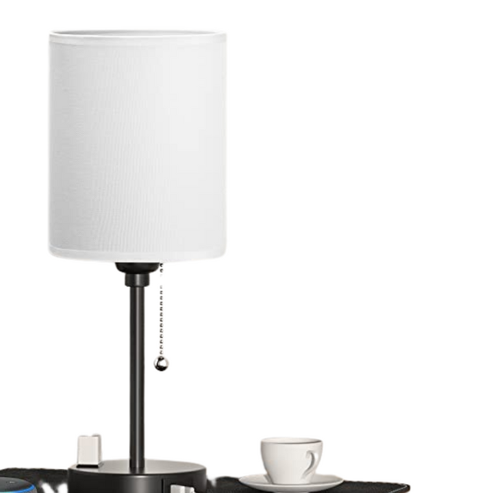 Elegant Table Lamp with Smart Charging Options and Three Colors Kalsten