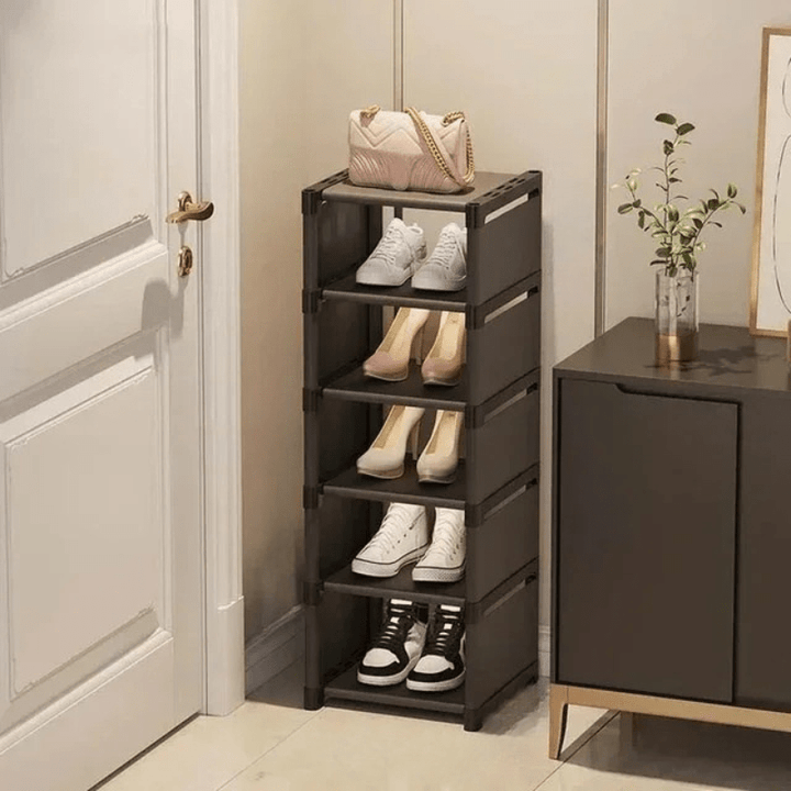Kalsten | Saving Shoe Rack - Stackable shoe rack for corners and small spaces