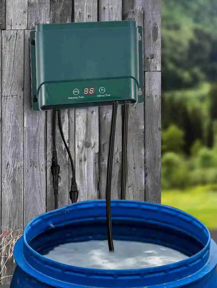 Kalsten | Solar Drip Irrigation System Kit Automatic Watering with 30 Modes & 7 Timers – AquaFlow