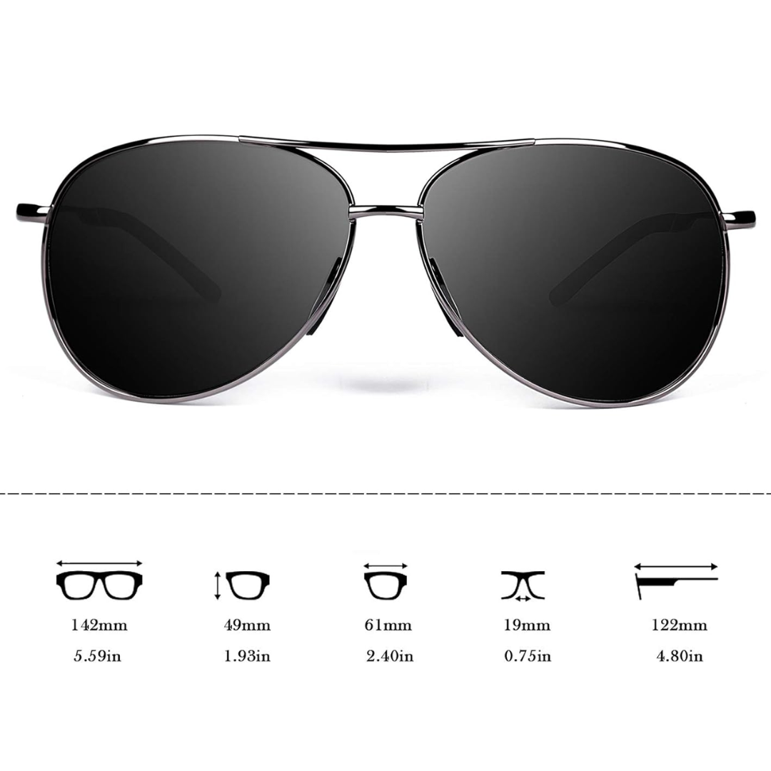 Premium Polarized Aviator Sunglasses - Joey | Kalsten