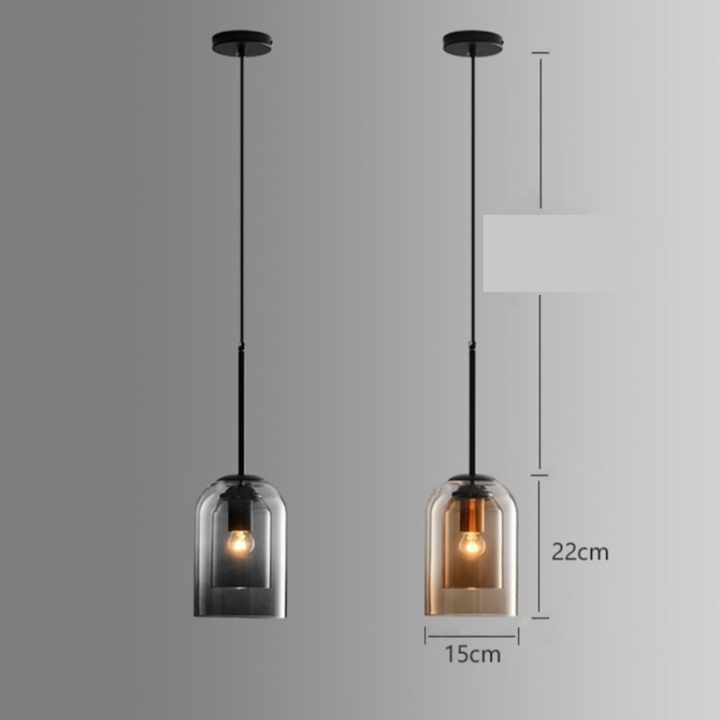 LuxeBeam Light - Modern Pendant Light made of double glass | Kalsten