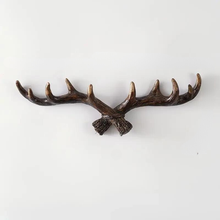 Vintage Antler Wall Hook Coat Rack
