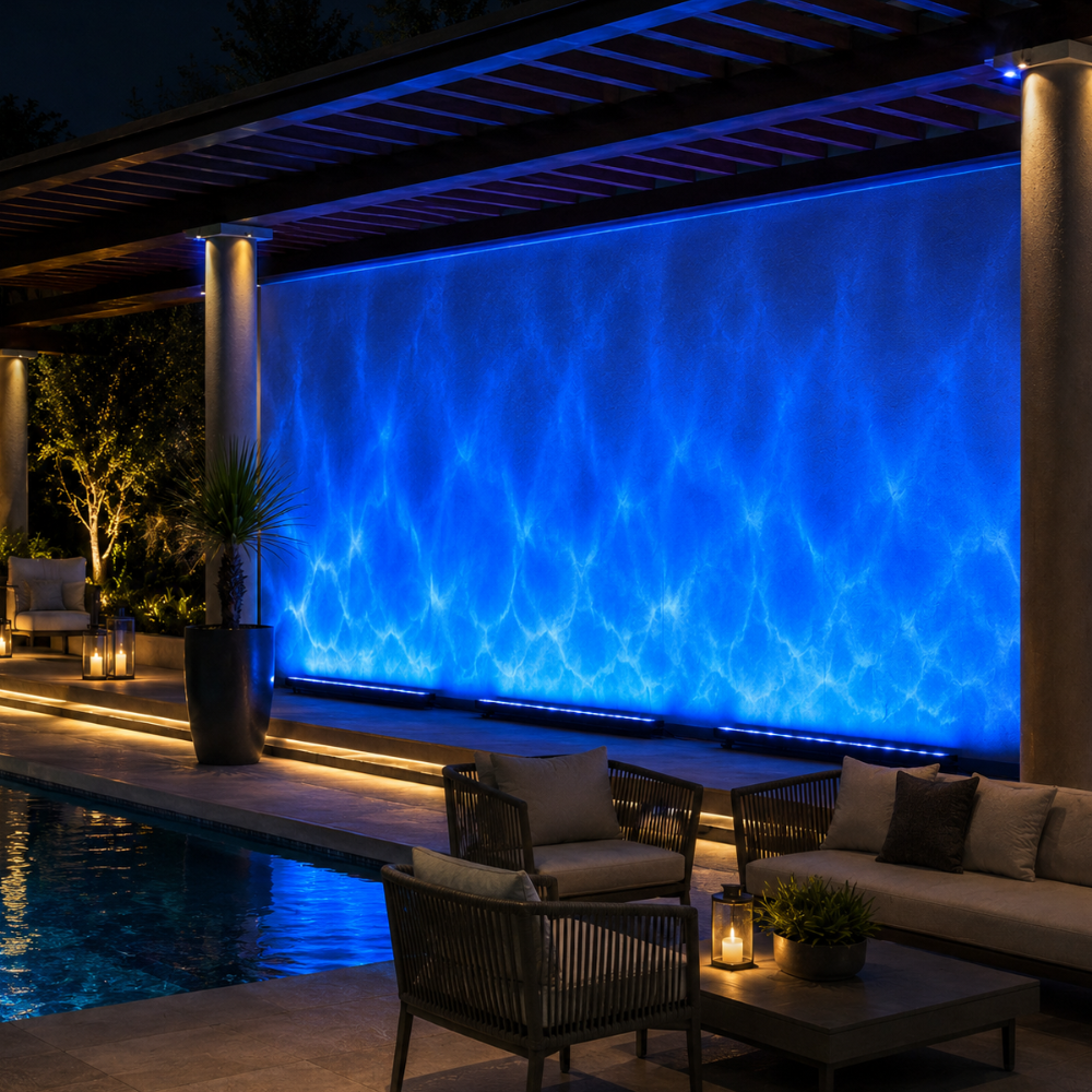 HaloWave RGB Outdoor Wall Washer Light