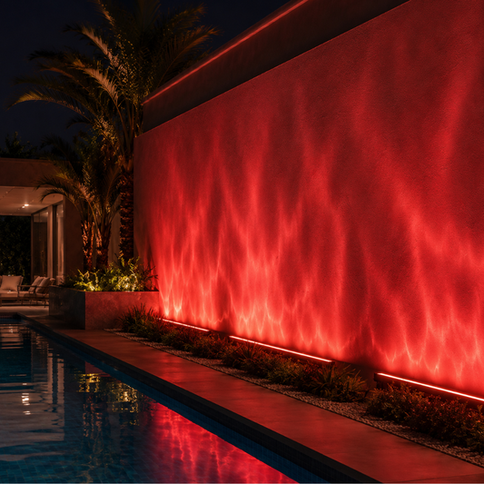 HaloWave RGB Outdoor Wall Washer Light