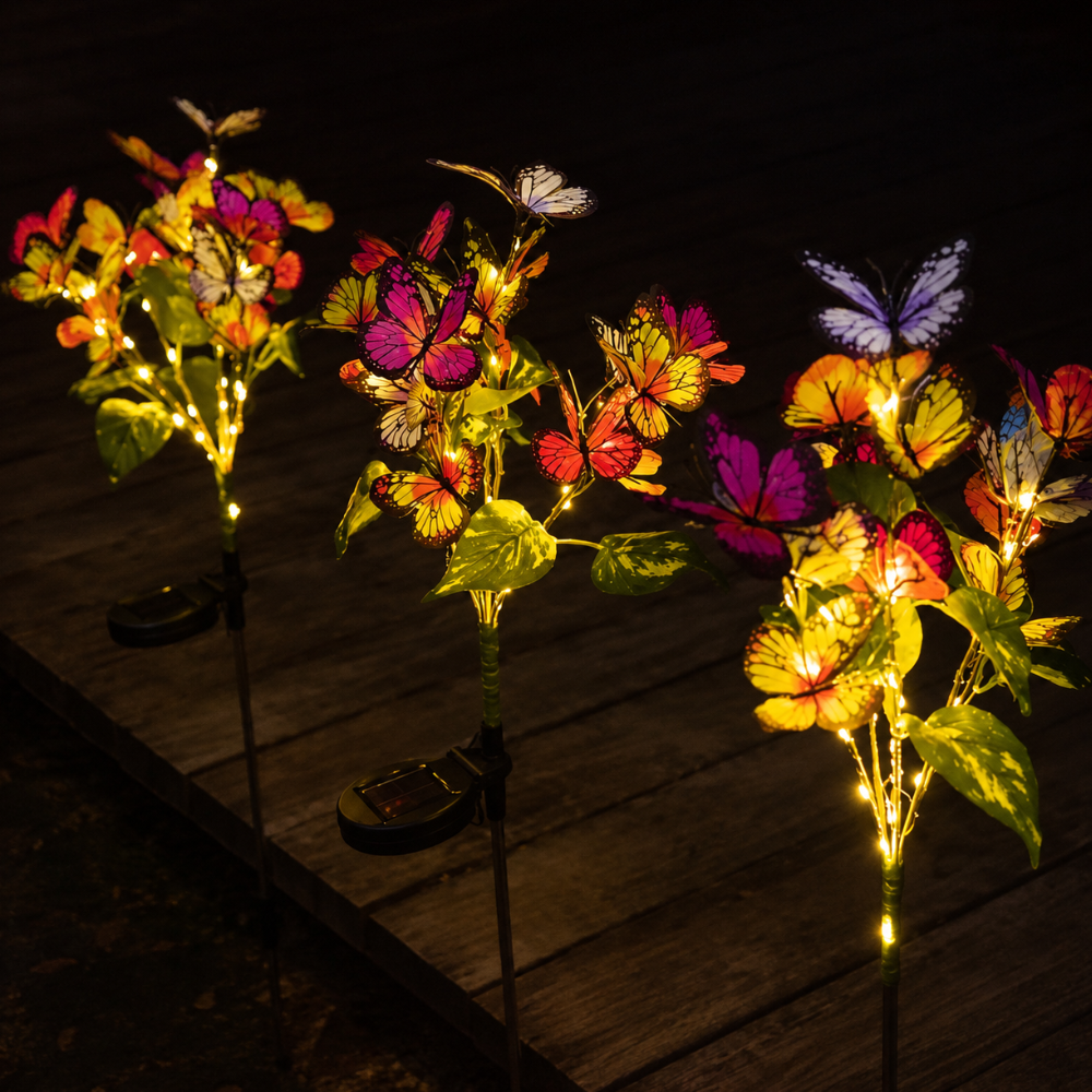 ButterflyGlow Solar Butterfly Garden Lights