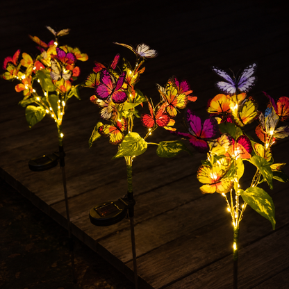 ButterflyGlow Solar Butterfly Garden Lights