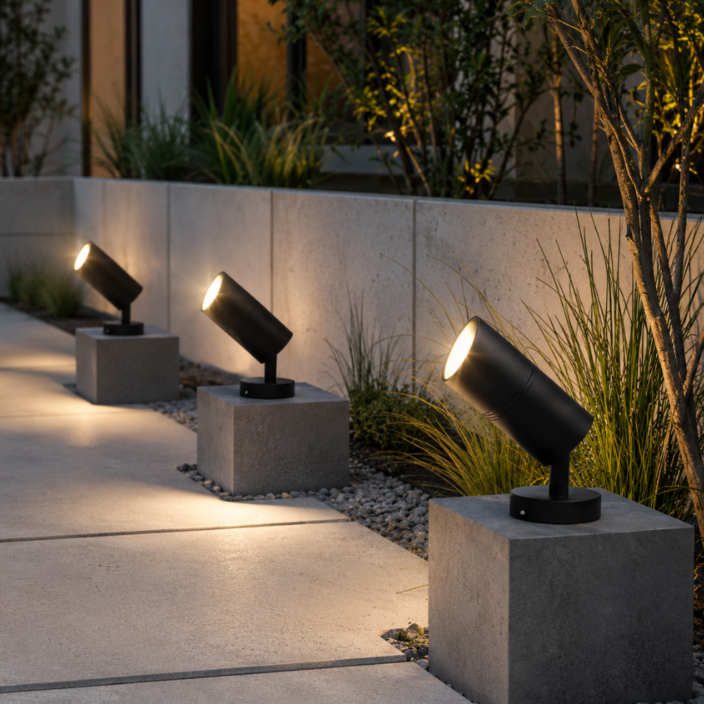 Stainless-Steel Solar Path Spotlight