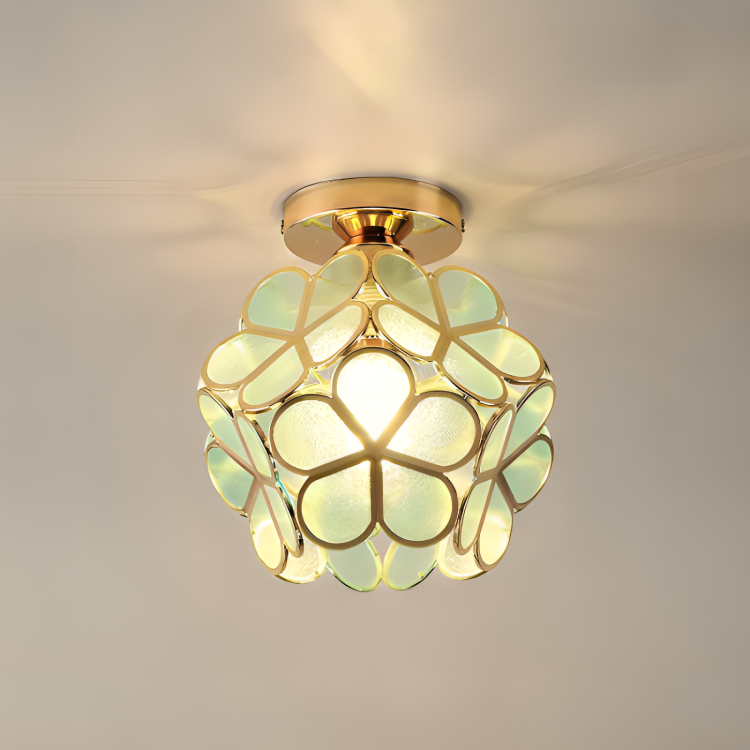 Retro Style PVC Ceiling Lamp – Flower Pattern for a Unique Look | Kalsten