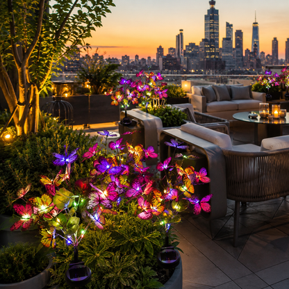 ButterflyGlow Solar Butterfly Garden Lights