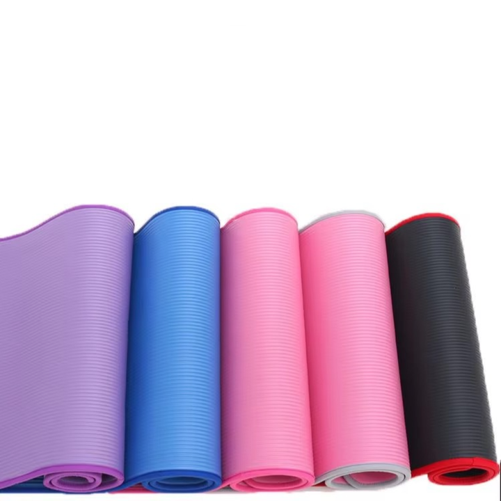 Kalsten | Extra Thick 0.39inch Non-Slip Exercise and Yoga Mat with Carry Band