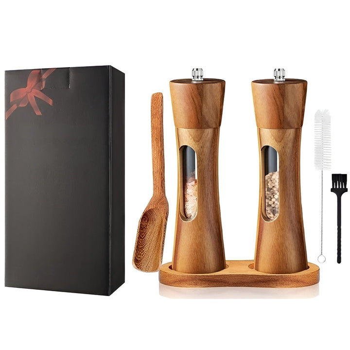 Manual Salt & Pepper Grinder Set