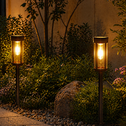 Solar LED Garden Pathway Stake Lights