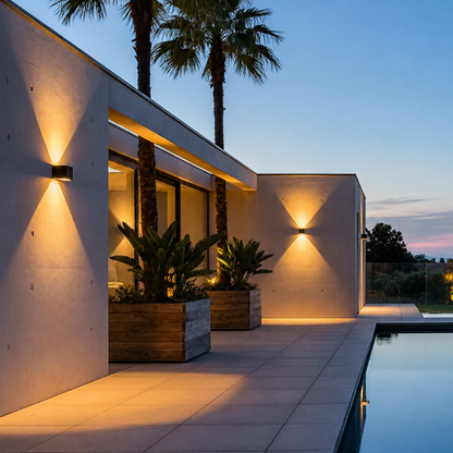 Adjustable Waterproof Outdoor Wall Sconce