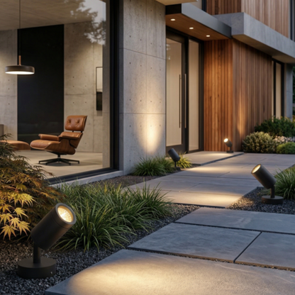 Stainless-Steel Solar Path Spotlight