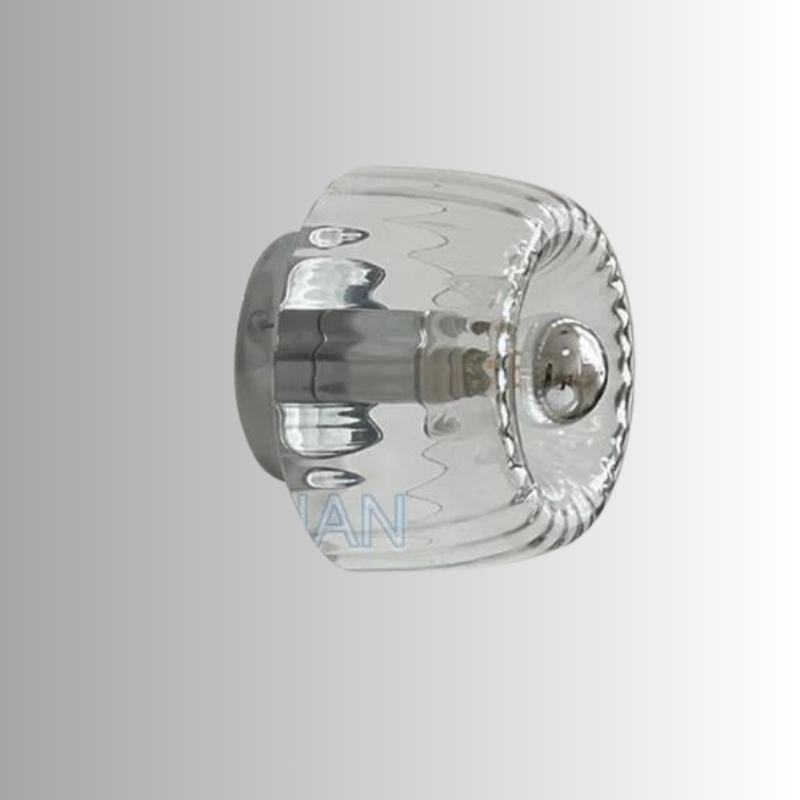 Skandinavisk Bauhaus Wall Lamp made of Glass, Modern LED Wall Lamp for Hallway & Living Room | Skanto