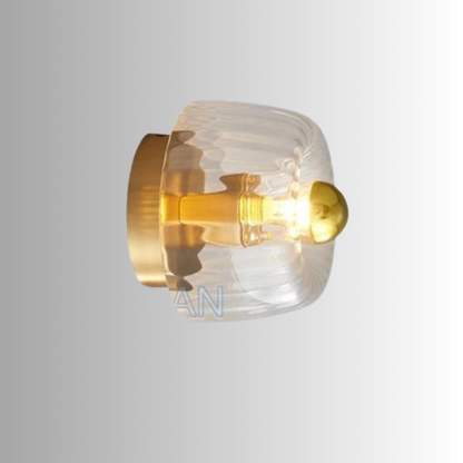 Skandinavisk Bauhaus Wall Lamp made of Glass, Modern LED Wall Lamp for Hallway & Living Room | Skanto