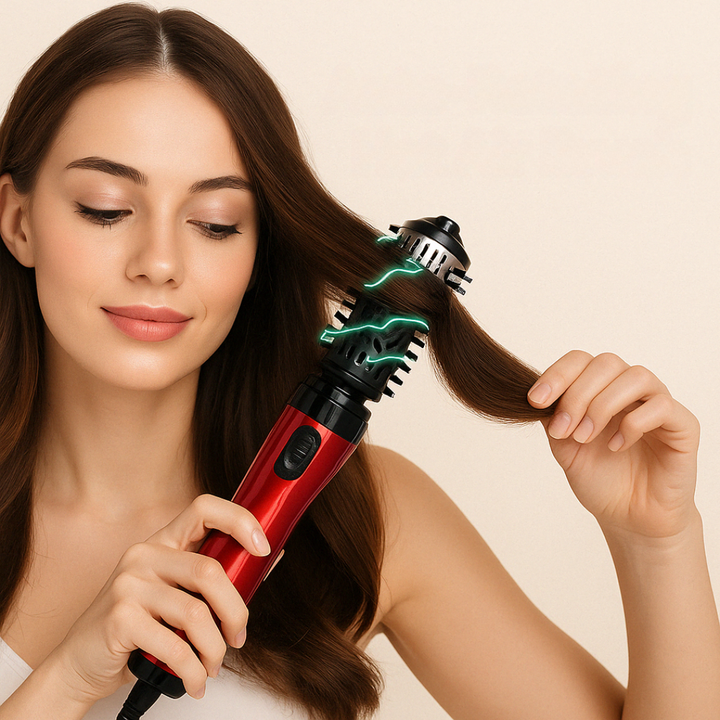 Kalsten | Rotating Ionic Hot Air Brush Hair Styling Tool