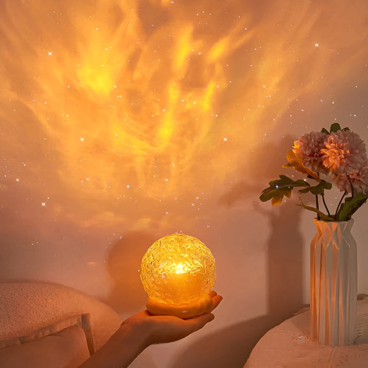 Projection lamp with wave light – Relaxing mood lighting for table or bedroom | Kalsten