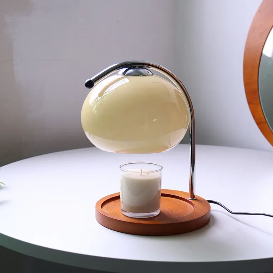 Eindhoven Alyssa Retro Glass Table Lamp | Kalsten