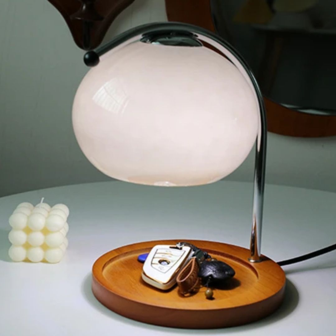Alyssa Retro Glass Table Lamp | Kalsten
