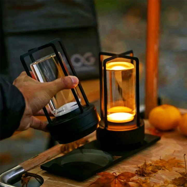 Clary LED Wireless Retro Metal Bar Desk Lamp | Kalsten