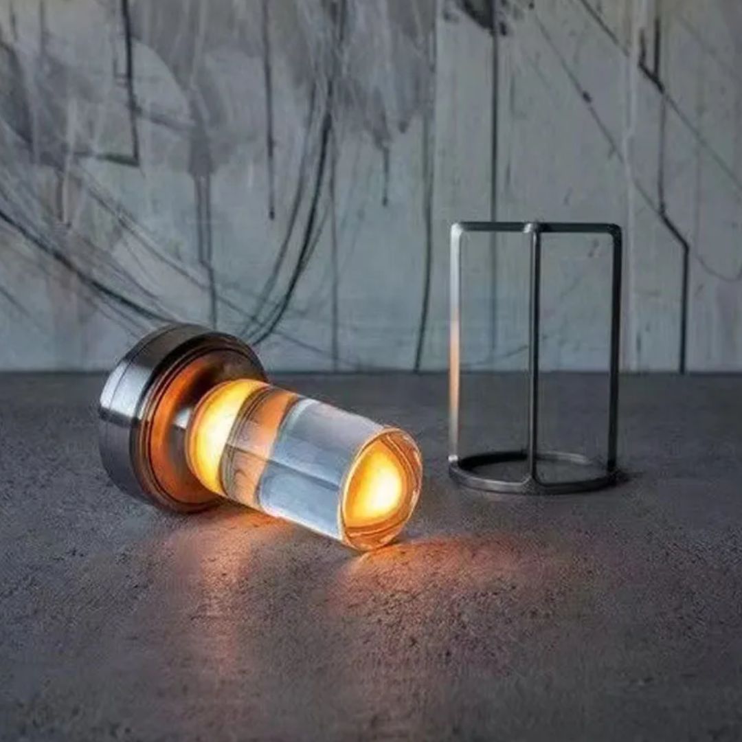Clary LED Wireless Retro Metal Bar Desk Lamp | Kalsten