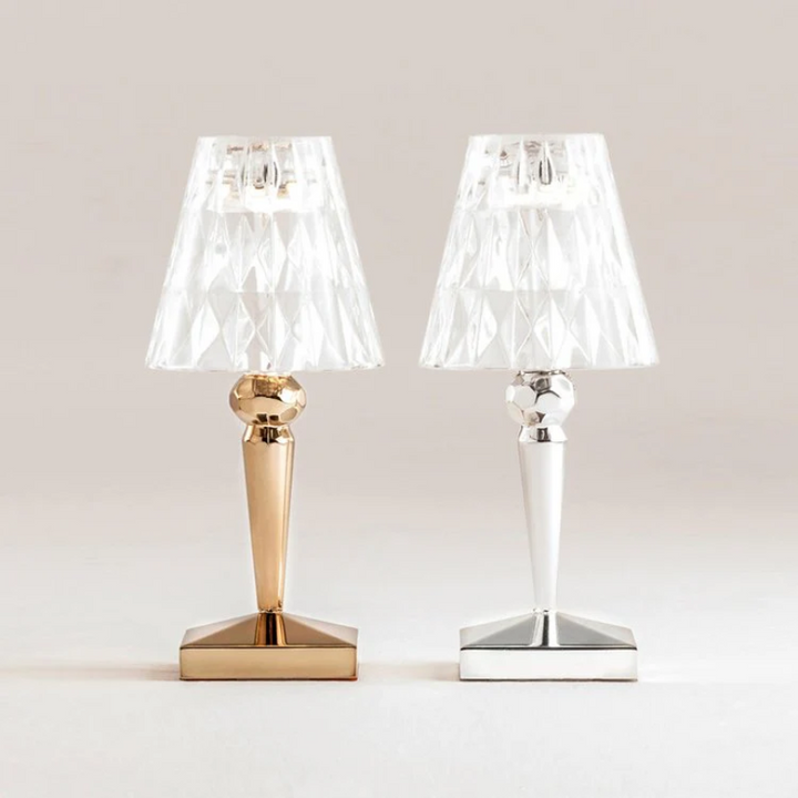 Chic Table Lamp with Crystal Design - CrystalLuxe | Kalsten