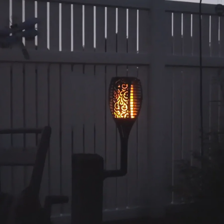 SolarFlame Garden Torches – Sustainable LED Garden Lighting | Kalsten
